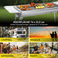 🔥 50% RABATT! 🍖 Klappbarer Outdoor-Grill aus Edelstahl – Kompakt, Strapazierfähig & Ideal Für Camping, Garten & BBQ-Partys 🏕️