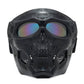 💀 60% RABATT JETZT! ✨ Schädel-Horror-Helm-Maske - Realistisches Design mit Sicherer Passform für Partys & Sammler 🎭🔥