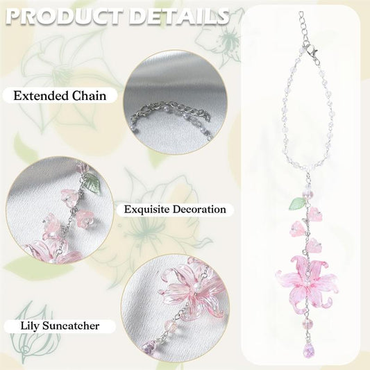 🌸 50% RABATT! 🚗 Eleganter Kristall-Blumen-Autohänger – Funkelnder Kristall, filigranes Design & einfach zu montieren – Perfektes Accessoire für Ihr Auto ✨