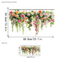 🌼 50% RABATT! 🖼️ Bunter Blumenstrauß-Fensteraufkleber – LETZTER TAG – Selbstklebend, Rückstandslos entfernbar & Sonnenschutz 🌸