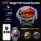 ⌚ 50% RABATT! 🏋️ Herren Smartwatch Militärstil – 1,7″ AMOLED, 1100mAh, IP68 & 110 Sportmodi – LED-Taschenlampe, Herzfrequenz & Schlafüberwachung 💪
