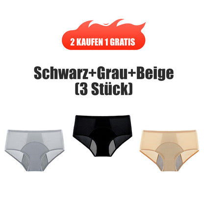 🌸 KAUFE 2, ERHALTE 1 GRATIS! 🩲 Hoch taillierte auslaufsichere Höschen – Atmungsaktiv, weich & unsichtbar – Ideal für leichte bis mittlere Tage 🌿