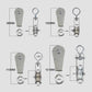🔧 50% RABATT! 🔄 Kabel-Umlenkrolle mit 360°-Drehung – Reibungsarm, stabil & vielseitig – Ideal für Seilzüge, Garagentore & Heimwerkerprojekte 🛠️