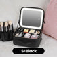 🪞 50% RABATT! ✨ Tragbare Kosmetiktasche mit LED-Spiegel – Beleuchtet, kompakt & vielseitig – Perfekt für makelloses Make-up unterwegs 💄