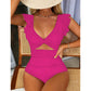 👙 50% RABATT! 💃 Sexy Einteiler mit Rüschen – Rüschen-Detail, Knackige Passform & Vielseitig Styling 🌸