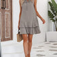 👗 50% RABATT! 🎉 Damenkleid mit Schleife & geometrischem Muster – Elegant, verspielt & perfekt für besondere Anlässe 💃