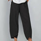 👖 50% RABATT! ✨ Vintage Asymmetrische Hose mit Elastischer Taille – Einzigartiges Design, Bequeme Passform & Praktische Taschen 🌸