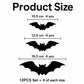 🦇 50% RABATT! 🎃 3D LED-Fledermäuse Halloween-Deko – Lila Licht, hängend & wandklebend – Gruselige Atmosphäre für Haus & Party 🌙