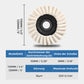 ⚙️ KAUFE 1, ERHALTE 1 GRATIS! 🔥 Wollpolierscheibe für Winkelschleifer – Hochglanz-Spiegelfinish, Langlebig & Vielseitig ✨