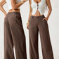 👖 50% RABATT! 🔥 Lässige Damen Loungehose aus Baumwoll-Leinen-Mix – Fließend, gerades Bein & hoher Bund – Perfekt für Sommer, Alltag oder entspannte Tage zu Hause ☀️🌸