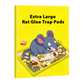 🐭 KAUFEN 2 ERHALTEN 3! ✨ Extra große Rattenklebefallen - Giftfreier Haftkleber mit Wiederverwendbarer Oberfläche für Effektive Nagetierkontrolle 🚫🧀
