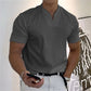 👕 60% RABATT! 💎 Herren Business T-Shirt mit V-Ausschnitt & Kurzen Ärmeln – Atmungsaktive Baumwollmischung, Klassische Passform & Bis 5XL ✨