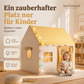 🏰 50% RABATT! 🧸 Kinderspielzelt „Schloss“ – Geräumig, atmungsaktiv & schnell aufgebaut – Fördert fantasievolles Spielen drinnen & draußen ✨