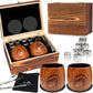 🥃 50% RABATT! 🔥 Handgefertigtes verkohltes Trinkglas – Originelles Holz-Whiskyglas – Einzigartiges Design, verkohlte Oberfläche & robust – ideal für Bourbon, Scotch oder als originelles Geschenk 🎁