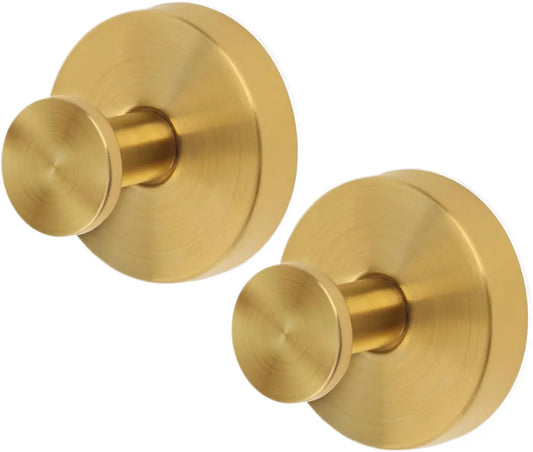 🚪 50% RABATT! ✨ 304 Edelstahl-Klebehaken – Gold – Wasserfest, Rostfrei & Für Küche/Bad/Dusche 🚿
