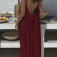 👗 60% RABATT! 💃 Einfarbiges Rückenfreies Cami-Kleid für Damen – Leicht, Luftiger Schnitt & Perfekt Für Den Sommer ☀️