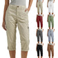 👖 50% RABATT! ⏰ Damen 7/8 Freizeithose – Unifarben, praktische Taschen & bequeme Passform – Perfekt für Alltag, Reisen oder entspannte Tage – stilvoll & vielseitig 🌸✨🌿