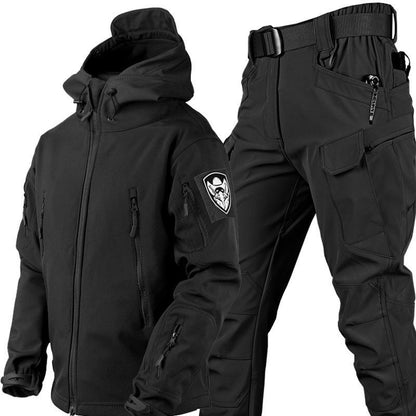 🛡️ 60% RABATT! 🧥 Taktisches Softshell-Jacken- & Hosen-Set – Wasserdicht, Winddicht & Isoliert für Extremeinsätze im Winter ⛰️