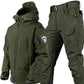 🛡️ 60% RABATT! 🧥 Taktisches Softshell-Jacken- & Hosen-Set – Wasserdicht, Winddicht & Isoliert für Extremeinsätze im Winter ⛰️