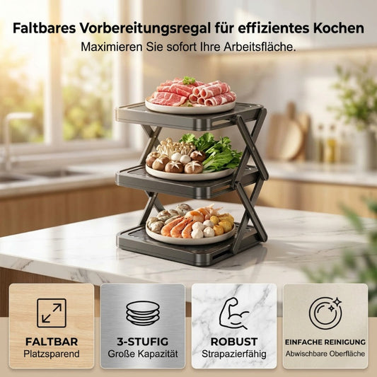 🍽️ 50% RABATT! 🗄️ Mehrschichtiges Aufbewahrungsgestell für Geschirr & Tabletts – Platzsparend, stabil & leicht zu reinigen – Ideal für Küche, Speisekammer & Restaurant 🏠