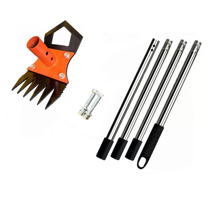 🌿 50% RABATT! 🧑‍🌾 2-in-1 Gartenhacke & Rechen mit Langem Stiel – Ergonomisches Design, Vielseitig Einsetzbar & Perfekt Für Bodenbearbeitung & Unkrautentfernung 🌱