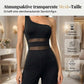 👗 50% RABATT! 🔥 One-Shoulder Jumpsuit mit Weitem Bein & Netzeinsatz – Figurbetont, Fließender Stoff & Perfekt Für Einen Modernen, Eleganten Look 💃