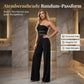 👗 50% RABATT! 🔥 One-Shoulder Jumpsuit mit Weitem Bein & Netzeinsatz – Figurbetont, Fließender Stoff & Perfekt Für Einen Modernen, Eleganten Look 💃