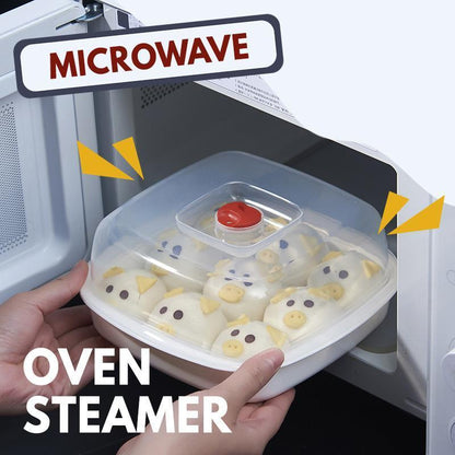 ⏳ KAUF 3 ERHALT 4! 💨 MIKROWELLEN-DAMPFGARER - 3-in-1 Funktion, BPA-frei & Spülmaschinenfest, Schnelle Speisezubereitung mit Nährstofferhalt 🌿🍲