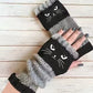 🧤 60% RABATT JETZT! 🐱 Strickhandschuhe mit Katzenmotiv - Weich & Fingerlos, Perfekt für Stil und Funktionalität im Winter ✨