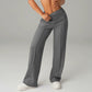 👖 60% RABATT! 💃 Damen Weite Straight-Leg-Hose – Hoher Bund, Stretch & Vielseitig für Büro und Freizeit 👜