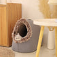 🐾 50% RABATT! 🏠 Gemütliches Warmes Höhlenbett für Haustiere – Kuschelig & Isoliert, Weiches Plüschmaterial & Gemütliches Versteck ❄️