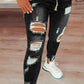 👖 50% RABATT! 🔥 Stretch-Skinny-Jeans mit Rissen – Figurbetont, Bequemer Stretch & Perfekt Für Einen Coolen Alltagslook 💙 Kostenloser Versand