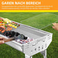 🔥 50% RABATT! 🍖 Klappbarer Outdoor-Grill aus Edelstahl – Kompakt, Strapazierfähig & Ideal Für Camping, Garten & BBQ-Partys 🏕️