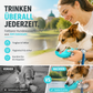 🐕 50% RABATT! 💧 Tragbare Haustier-Wasserflasche aus 304-Edelstahl – Inkl. faltbarem Trinknapf, auslaufsicher & praktisch – Ideal für Spaziergänge & Reisen mit Ihrem Hund 🐾