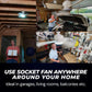 🌀 50% RABATT! ⏳ 40W LED-Deckenventilator mit Licht & Fernbedienung – Ultra-leise, 52 cm & E27-Fassung – Perfekt für Schlafzimmer, Küche oder Garage – inklusive B22-Adapter 🔥