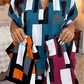 👚 50% RABATT! 💥 Damen Große Größen Colorblock Bluse Kurzarm – Leichter Stoff & lockerer Schnitt – Farbenfrohes Design, perfekt für heiße Tage – bequem und stilvoll für den Alltag 🌸