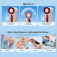 🌀 50% RABATT! 🎉 Mini-Handventilator mit LED-Anzeige – 5-stufiger Turbo, USB-aufladbar – Schnelle Kühlung für Reisen, Büro oder Make-up – kompakt & perfekt als Geschenk 🌬️✨🎁