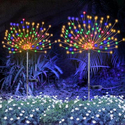 🎆 60% RABATT! ☀️ Wasserdichte Solar-Garten-Feuerwerkslampe – 8 Lichtmodi, Wetterfest & Festliche Dekoration für den Garten 🏡