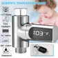 🚿 KAUF 2 ERHALT 3! 🌡️ NEUARTIGES DUSCHTHERMOMETER - LCD-Display mit Beleuchtung, Einfache Montage ohne Werkzeuge, IPX7 Wasserdicht, Perfekt fürs Moderne Badezimmer 🛁✨
