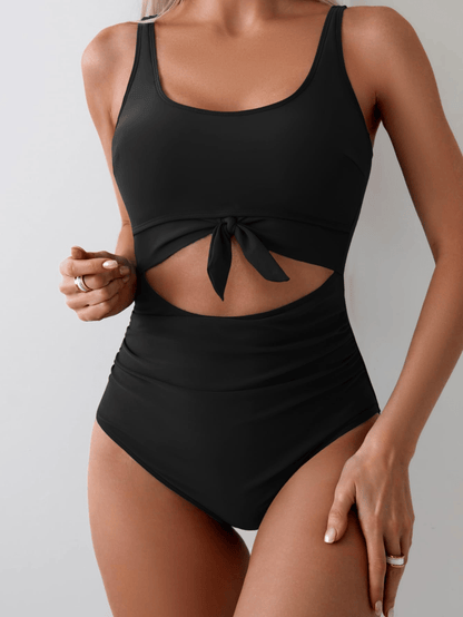 👙 50% RABATT! 🌊 Einteiliger Badeanzug mit Bauchbetonung & Schnürung – Figurschmeichelnd & stylisch – Perfekt für Strand, Pool oder Sonnenbaden – femininer Look mit Unterstützung ☀️💃✨