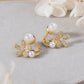 🌸 50% RABATT! 💎 Flower & Pearl Dream Earrings – Traumohrringe mit Blume & Perle – Zart, elegant & perfekt als Geschenk für besondere Anlässe ✨