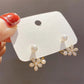 🌸 50% RABATT! 💎 Flower & Pearl Dream Earrings – Traumohrringe mit Blume & Perle – Zart, elegant & perfekt als Geschenk für besondere Anlässe ✨