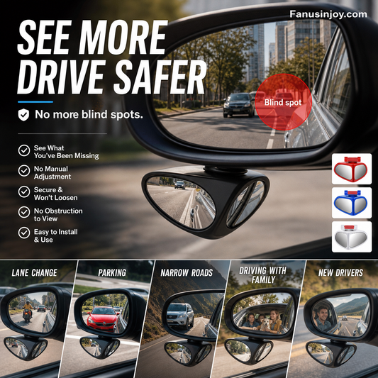 🚗 50% RABATT! 🔄 Parkspiegel – HD, wasserdicht & doppelseitig – Rundumsicht für sicheres Parken ✨