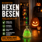🧹 50% RABATT! 🎃 Animierte Hexenbesen Halloween-Deko – Mit Licht & Sound, gruselig & lebendig – Perfekte Grusel-Atmosphäre für Haus & Garten 🌙