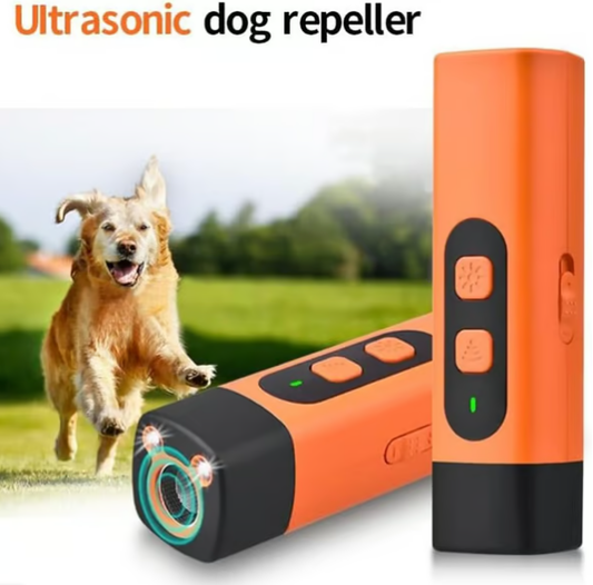 🐕 50% RABATT! 🔦 Ultraschall-Hundeabwehr – Tragbar & Wasserdicht, LED-Blitz, Humane Vertreibung & Einfache Bedienung 🛡️
