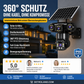 📹 50% RABATT! ☀️ Solarbetriebene Mehrwinkel-Überwachungskamera – 360° schwenkbar, Nachtsicht & wetterfest – Rundumschutz für Haus & Garten 🔒