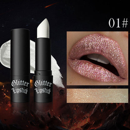 💄 50% RABATT! ✨ Mattierender Langanhaltender Lippenstift mit Feinem Glitzer – Intensive Farbe, Leichter Schimmer & Komfortables Tragegefühl 💋