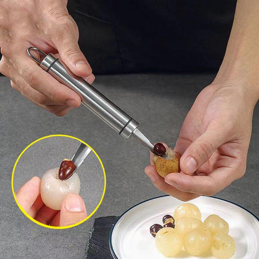 🍎 KAUFE 1, ERHALTE 1 GRATIS! 🔪 Multifunktionaler Edelstahl-Ausstecher – Scharf & Langlebig, Einfach für Äpfel, Paprika und Mehr 🫑✨📦