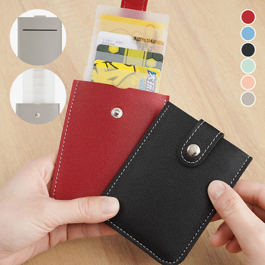 💼 KAUFE 2, ERHALTE 1 GRATIS! ✨ Herausziehbares Kartenetui aus PU-Leder – Kompakt, Robust & Organisiert Karten & Scheine 🧳