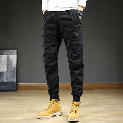 👖 50% RABATT! 🔥 Herren Mode Casual Jogginghose mit Mehreren Taschen – Konisch Zulaufend, Stretchiger Stoff & Ideal Für Sport, Reisen & Freizeit 🏃 Kostenloser Versand